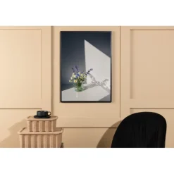 Blomster Plakat - Hvid