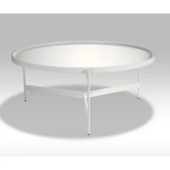Bodø Rund Sofabord - Stor Hvid Ø90