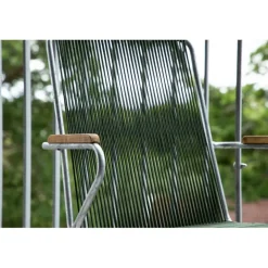 Bois Havestol - Grøn,Sølvgrå