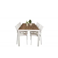 Bois t Loungesæt - Havemøbelsæt - Natur,Hvid