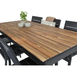 Bois t Loungesæt - Havemøbelsæt - Sort,Natur