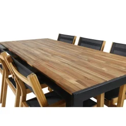 Bois t Loungesæt - Havemøbelsæt - Sort,Natur