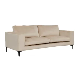 Bolero 3 personers Sofa - Beige og Sort