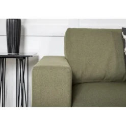 Bolero 3 personers Sofa - Sort og Grøn