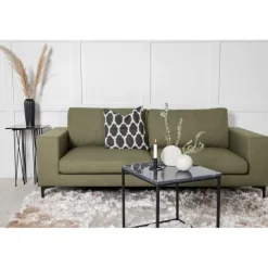 Bolero 3 personers Sofa - Sort og Grøn