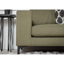 Bolero 3 personers Sofa - Sort og Grøn