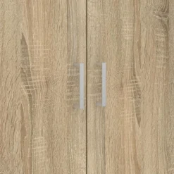 Bolmen garderobeskab 115 cm 3 låger - Eg