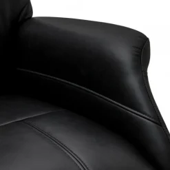 Bonanza Lænestol i læder med indbygget skammel