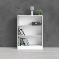 Bookie bred reol - Hvid