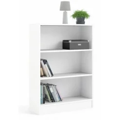 Bookie bred reol - Hvid