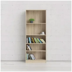 Bookie høj bred reol - Eg