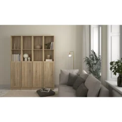 Bookie høj reol - Eg