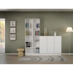 Bookie høj reol - Hvid