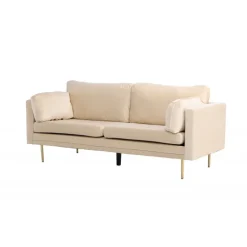 Boom 3 personers Sofa - Beige og Messing