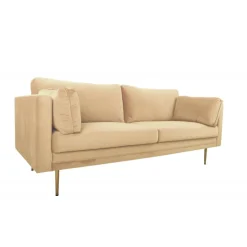 Boom 3 personers Sofa - Beige og Messing
