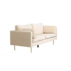 Boom 3 personers Sofa - Beige og Messing