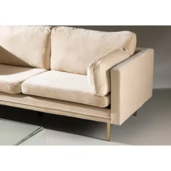 Boom 3 personers Sofa - Beige og Messing