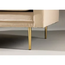 Boom 3 personers Sofa - Beige og Messing