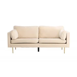 Boom 3 personers Sofa - Beige og Messing