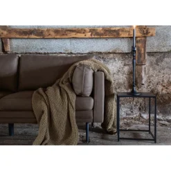 Boom 3 personers Sofa - Sort og Brun