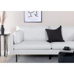 Boom 3 personers Sofa - Sort og Lys beige