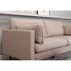 Boom 3 personers Sofa - Sort og Brun