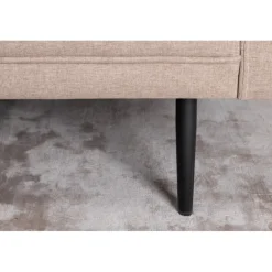 Boom 3 personers Sofa - Sort og Brun