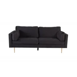Boom 3 personers Sofa - Sort og Messing