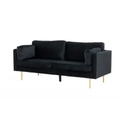 Boom 3 personers Sofa - Sort og Messing