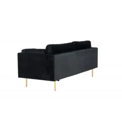 Boom 3 personers Sofa - Sort og Messing