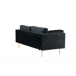 Boom 3 personers Sofa - Sort og Messing