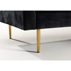 Boom 3 personers Sofa - Sort og Messing