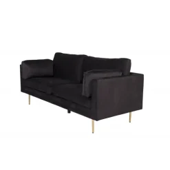 Boom 3 personers Sofa - Sort og Messing