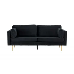 Boom 3 personers Sofa - Sort og Messing