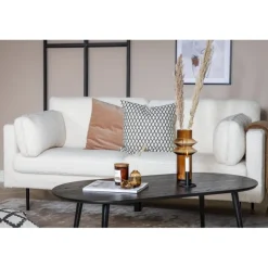 Boom 3 personers Sofa - Sort og Hvid