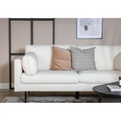 Boom 3 personers Sofa - Sort og Hvid