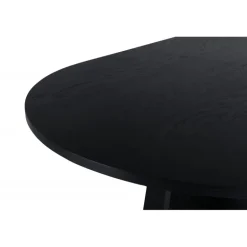 Bootcut Oval Ovalt spisebord - Sort