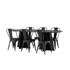 Bootcut Oval, Tempe Spisebordssæt