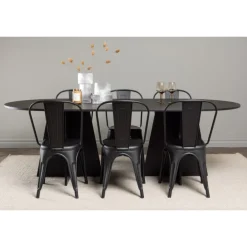 Bootcut Oval, Tempe Spisebordssæt