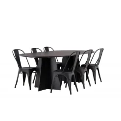 Bootcut Oval, Tempe Spisebordssæt