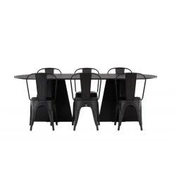 Bootcut Oval, Tempe Spisebordssæt