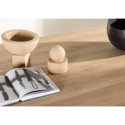 Bootcut Ovalt spisebord - Hvid