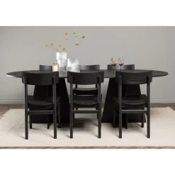 Bootcut Ovalt Spisebordssæt, Montros