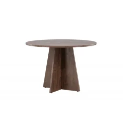Bootcut Rundt spisebord Ø110 cm - Mocca