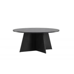 Bootcut Sofabord Ø100 - Sort