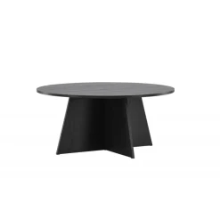 Bootcut Sofabord Ø100 - Sort
