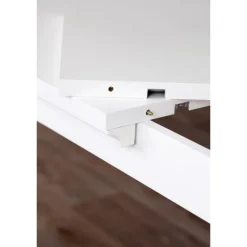 Bordeaux tillægsplade til spisebord 2 stk. - Hvid