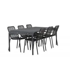 Borneo e Loungesæt - Havemøbelsæt - Sort