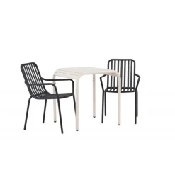 Borneo Loungesæt - Havemøbelsæt - Beige,Sort