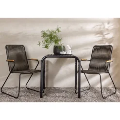 Borneo Loungesæt - Havemøbelsæt - Sort